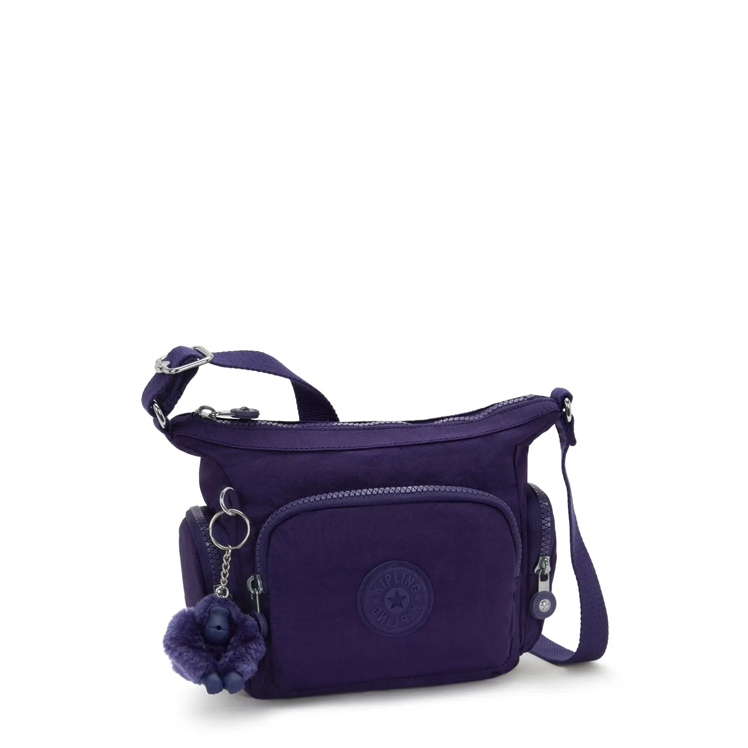 Kipling Gabbie Mini crossbody Klein Moonlit Blue met 6 vakken