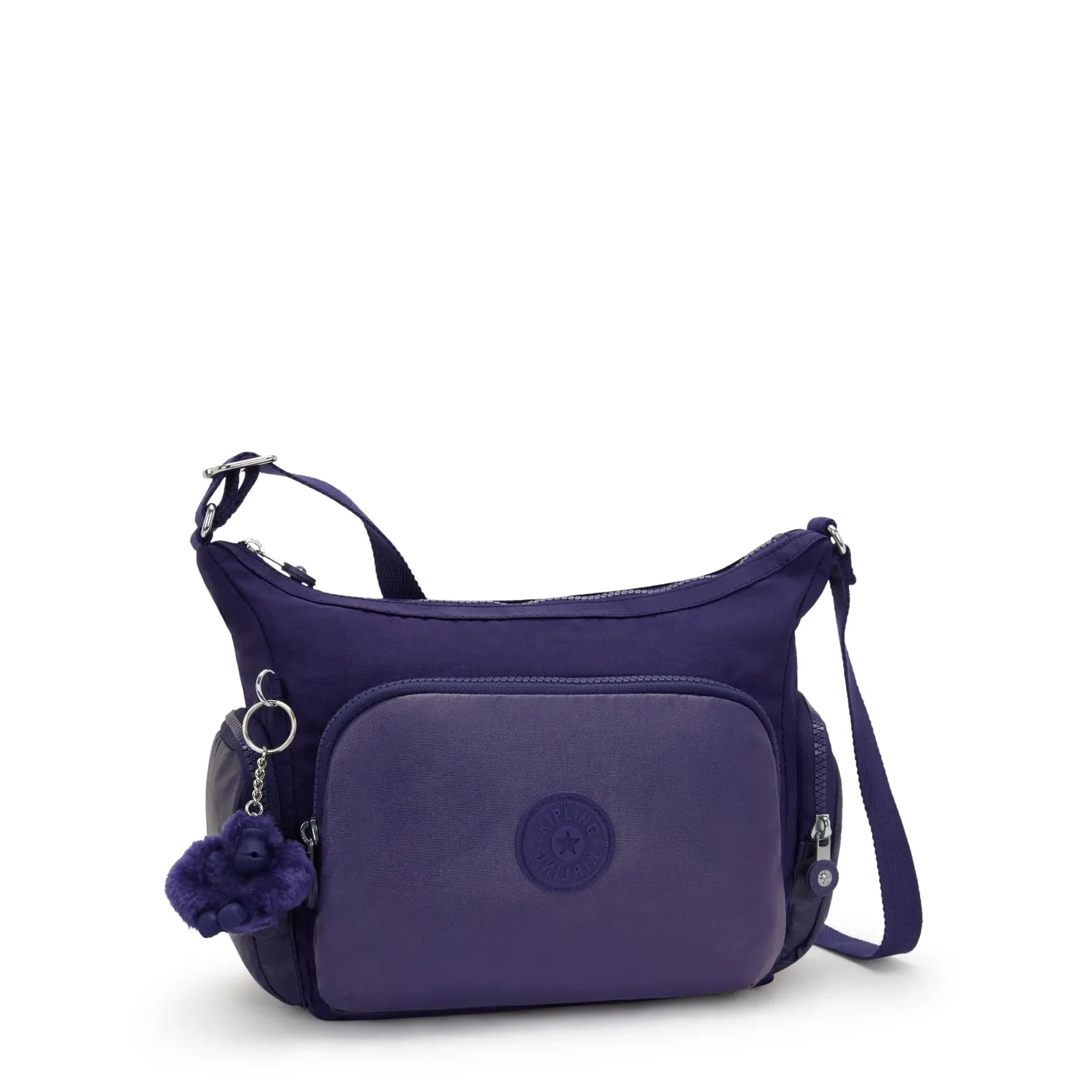 Kipling Gabb S crossbodytas Medium Moonlit Shine met ritsvak
