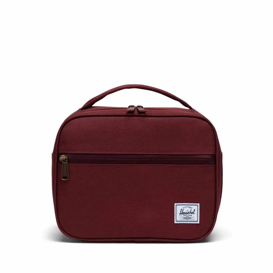 Herschel Pop Quiz lunchtas zwart geïsoleerd