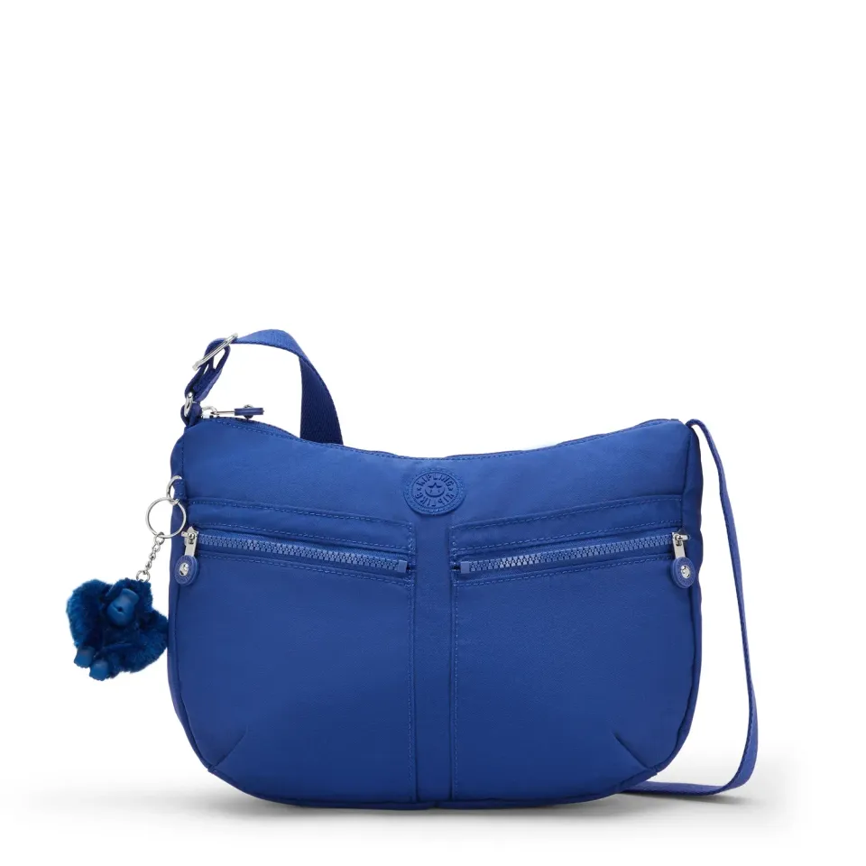 Kipling Izellah schoudertas Blazing Blue Medium waterafstotend