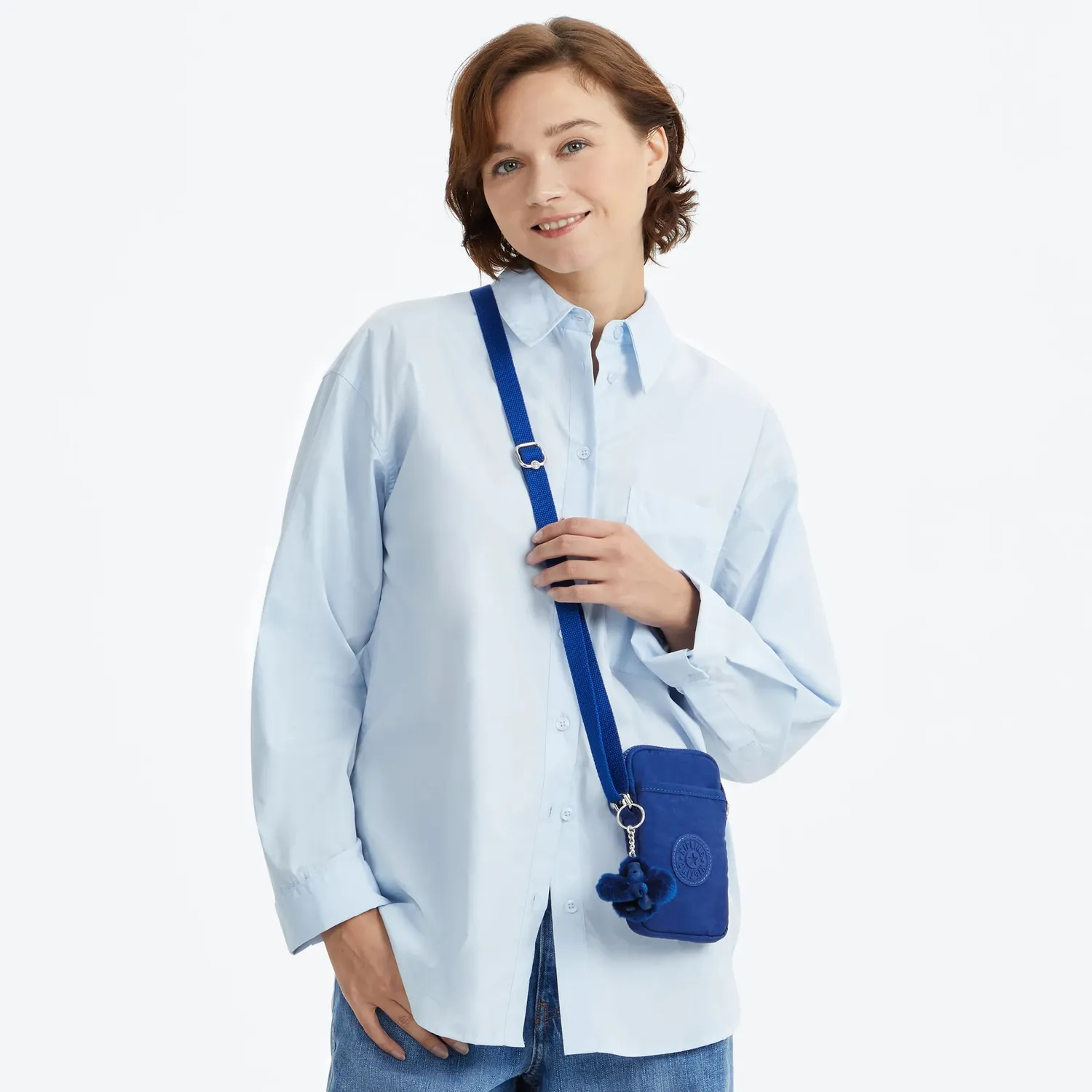 Kipling Tally telefoontas Klein Blazing Blue waterafstotend