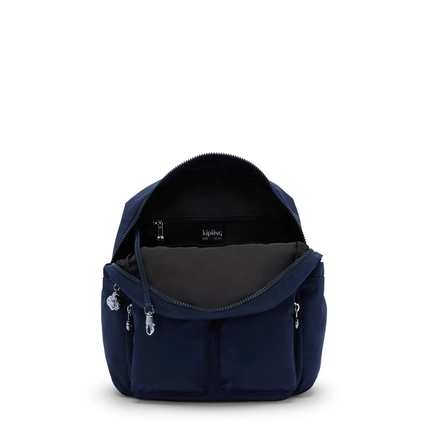 Kipling City Pocket S rugzak Infinite Blue klein klep