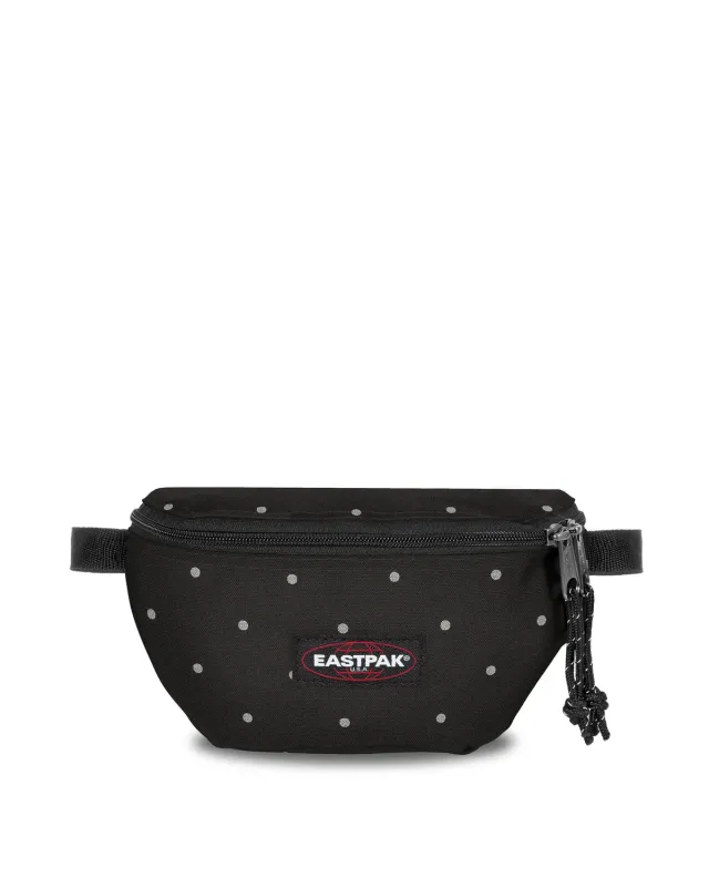 Eastpak Springer heuptas klein Dots Black Silver waterafstotend