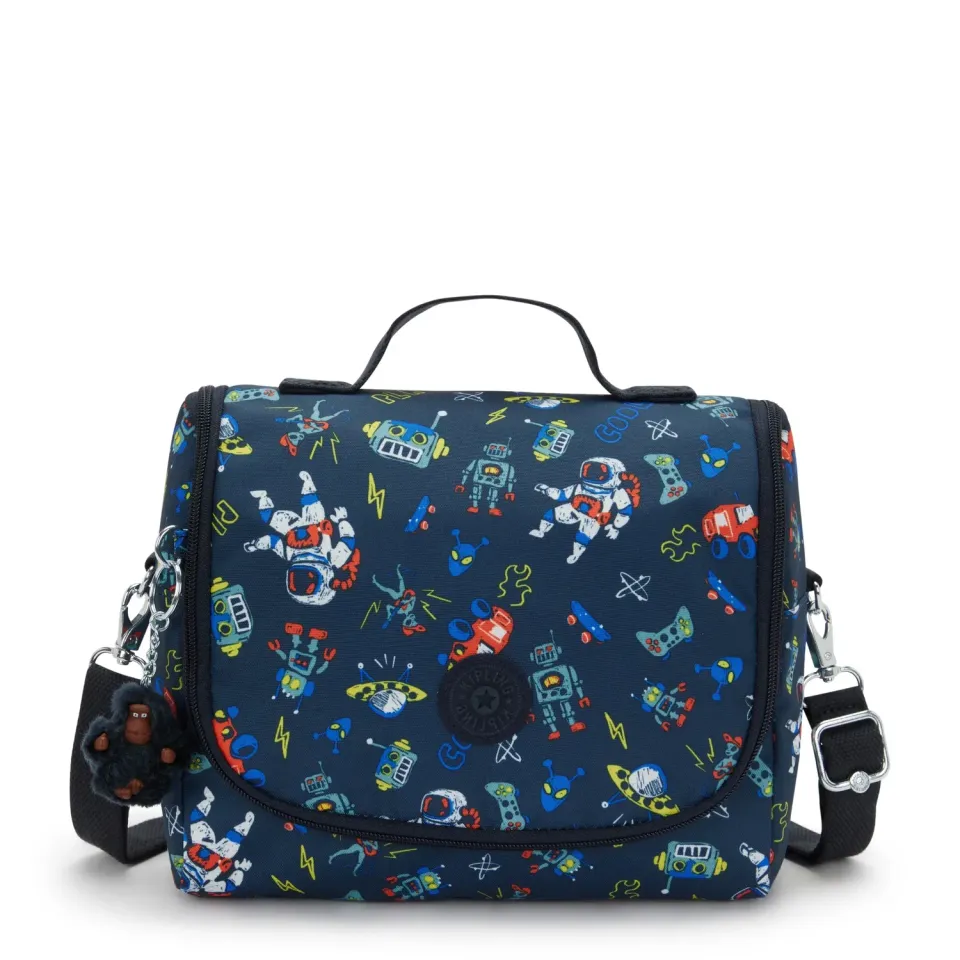 Kipling New Kichirou lunchtas Space Game Groot met print