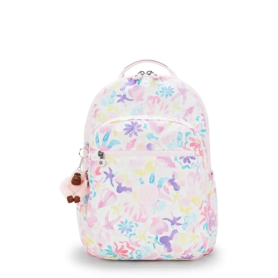 Kipling Seoul Lap rugzak Aqua Sea 15 inch laptop