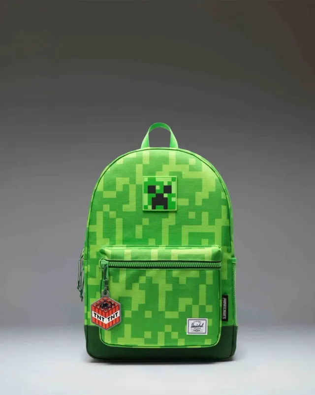 Herschel Heritage Youth rugzak Minecraft Creeper voor kinderen