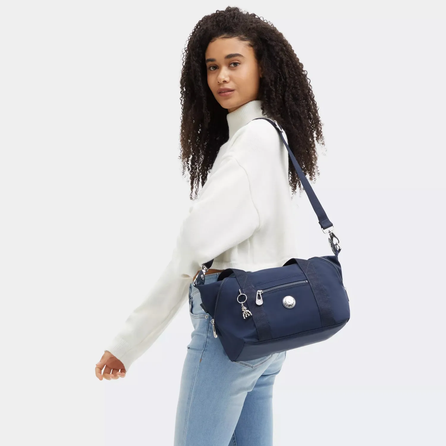 Kipling Art Mini schoudertas Endless Blue klein licht