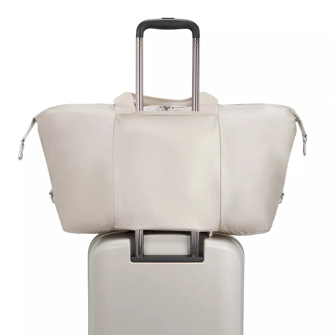 Kipling Bori weekendtas Groot Metallic Glow glans
