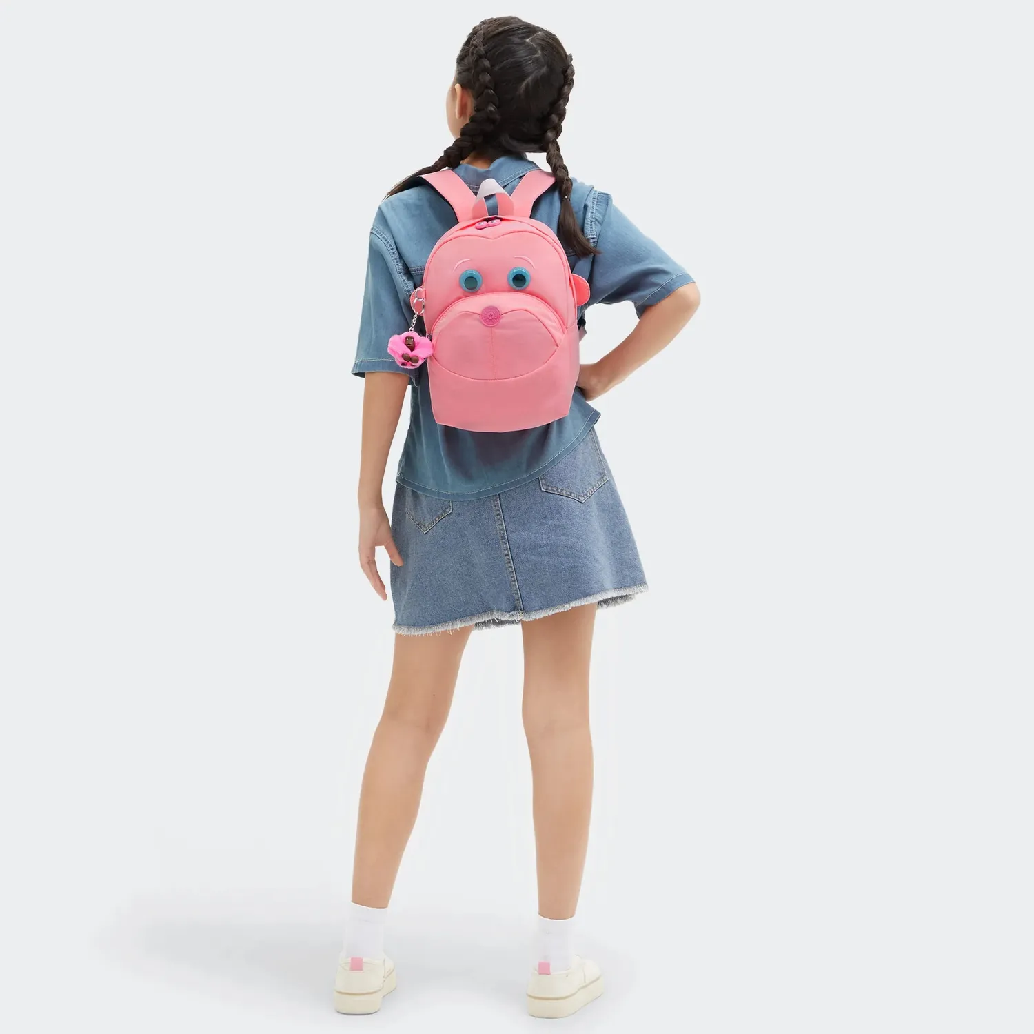 Kipling Faster rugzak Klein Coral Sea schooltas
