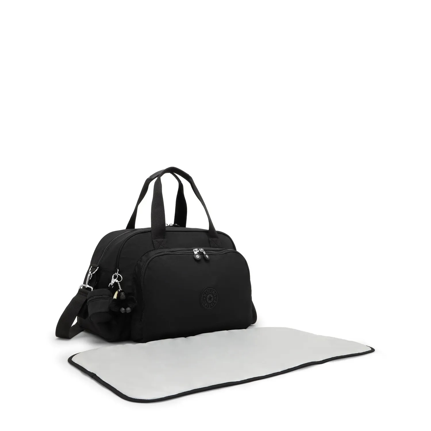 Kipling Camama luiertas Tiny Black Noir groot met mat