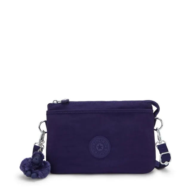 Kipling Riri crossbodytas Klein Moonlit Blue waterafstotend