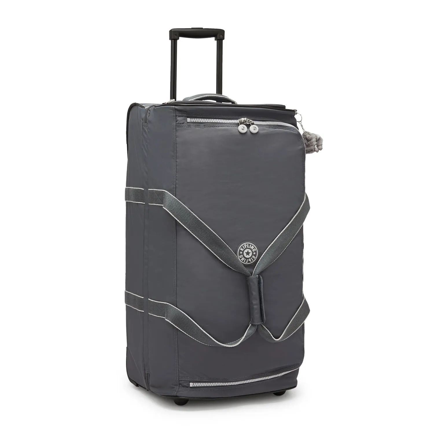 Kipling Teagan L koffer Groot Moonlit Grey licht