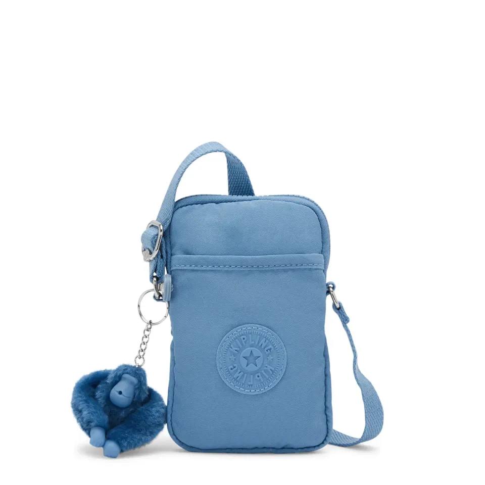 Kipling Tally telefoontas Vintage Blue klein waterafstotend