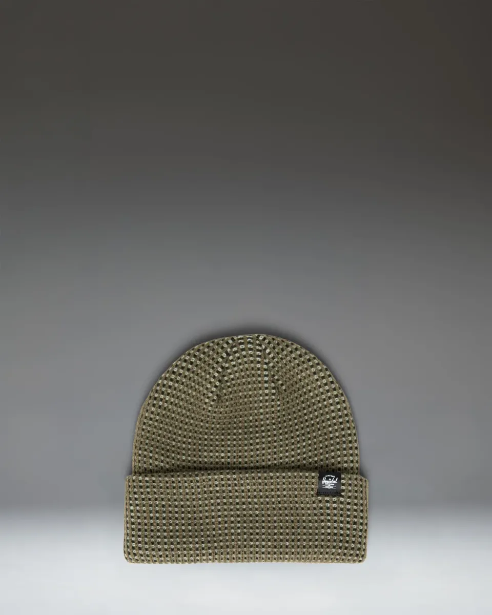 Herschel Rowan Plaited beanie muts Deep Lichen gevlochten