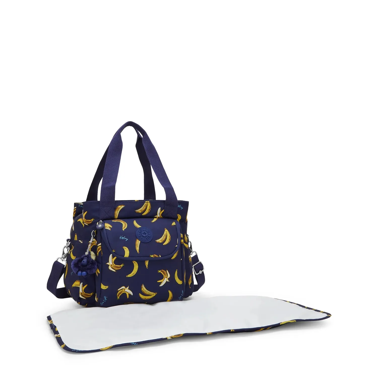Kipling Nappisac babytas banana print medium