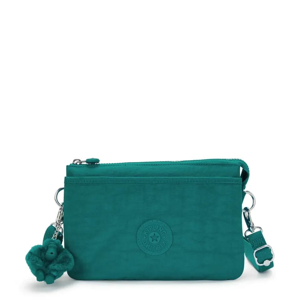 Kipling Riri crossbodytas klein Outspoken Green waterafstotend