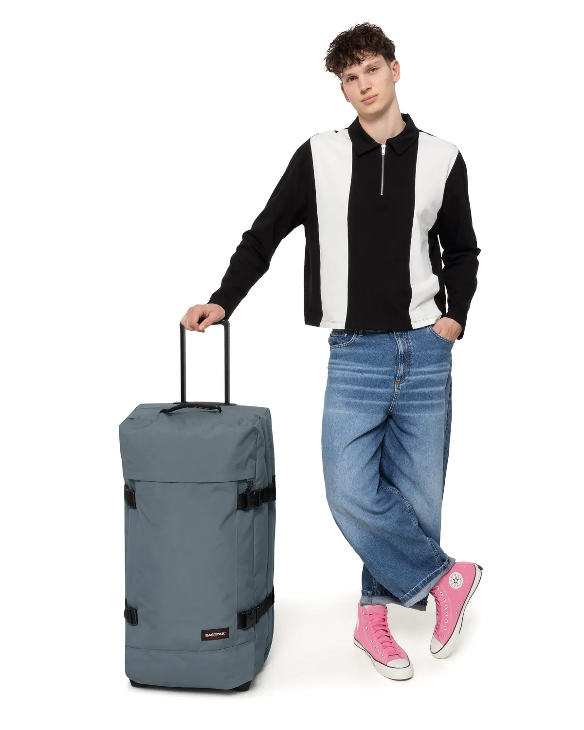 Eastpak Tranverz L koffer Blue Afternoon large TSA-slot