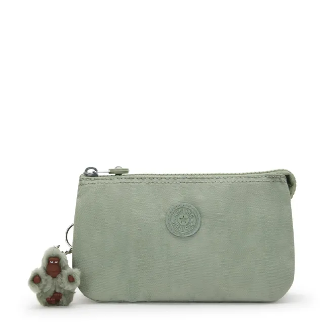 Kipling Creativity L etui Green Tea groot nylon 3 vakken