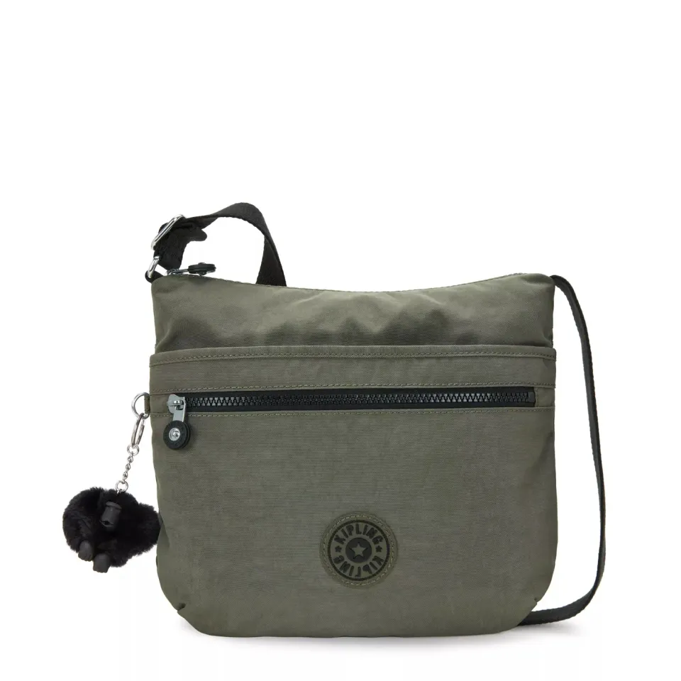 Kipling Arto schoudertas Medium Green Moss lichtgewicht