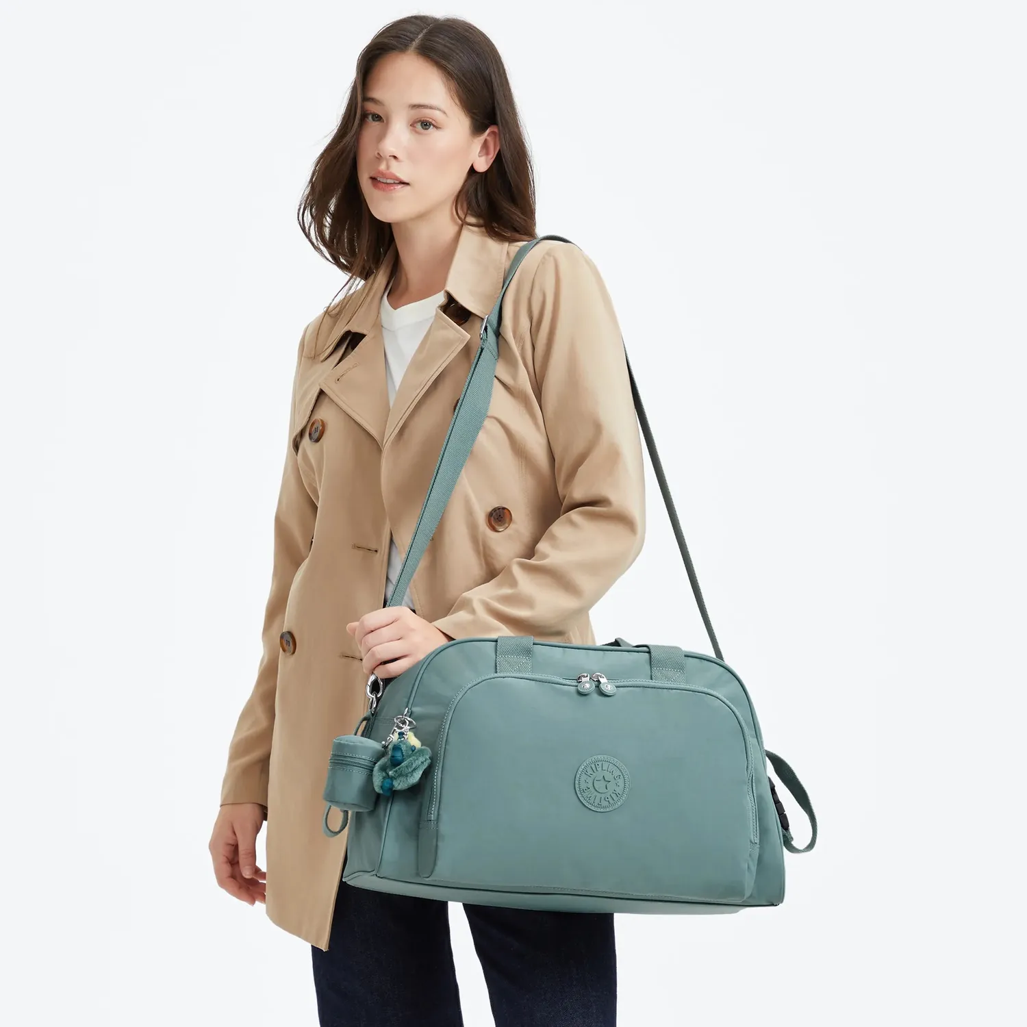 Kipling Camama luiertas Tiny Green Air groot verschoningsmat
