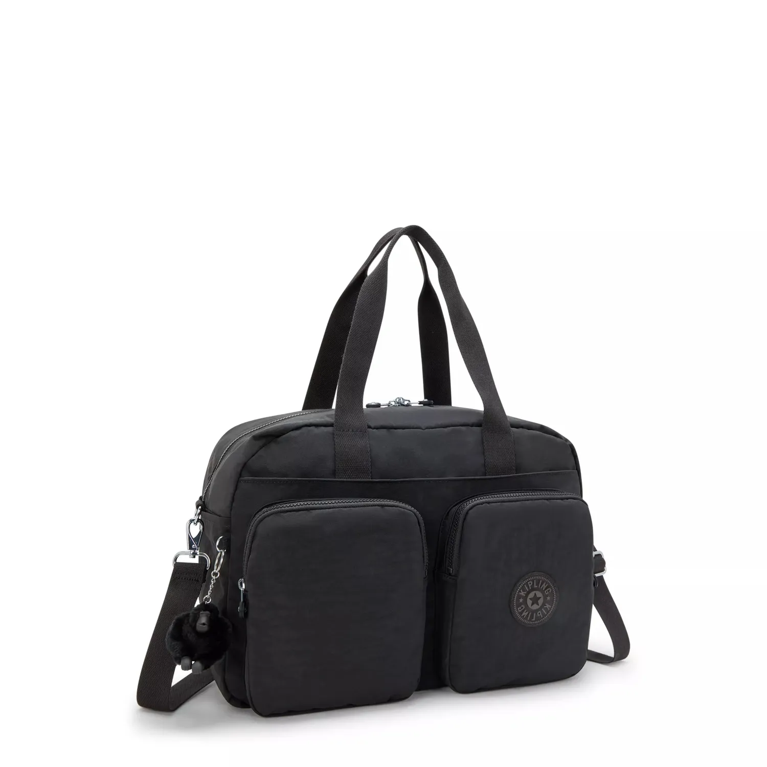 Kipling Defea XL weekendtas Medium Black Noir met laptopvak