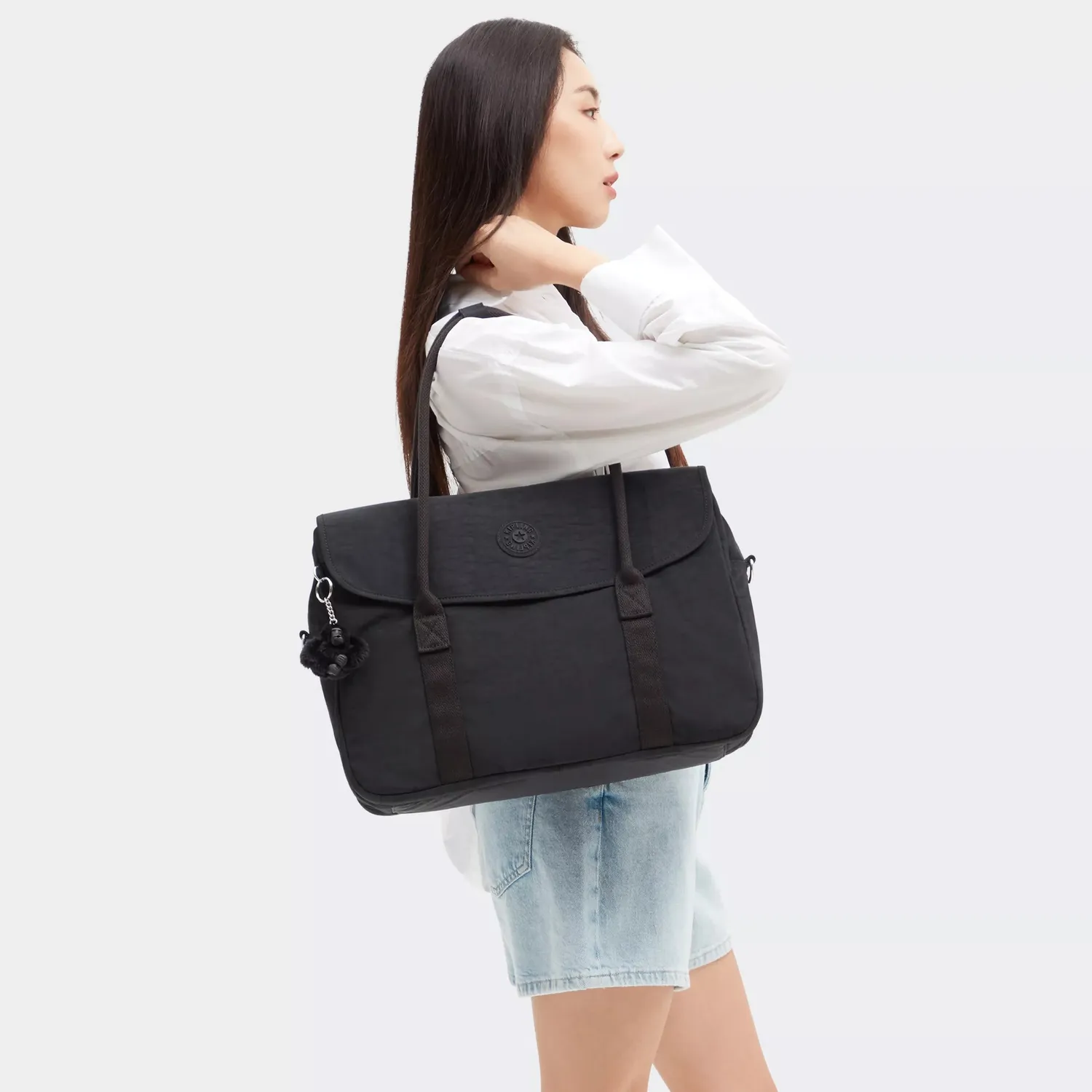 Kipling Superworker werktas Black Noir groot 15 inch