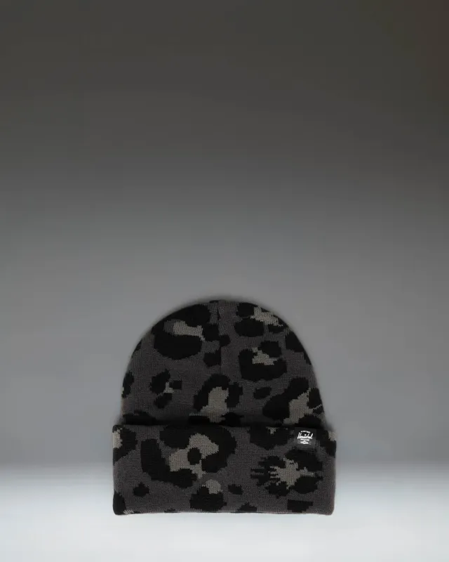 Herschel Elmer Graphic muts Leopard Scribble zwart