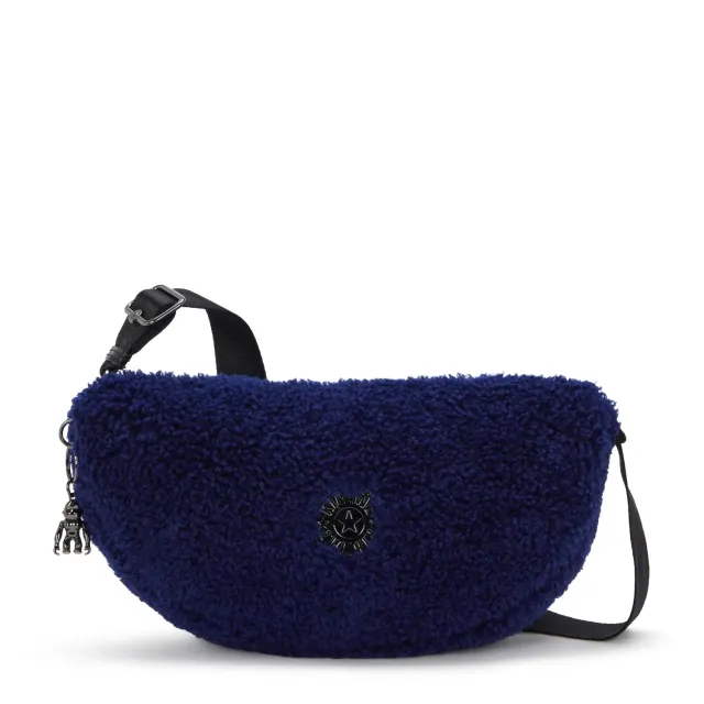 Kipling Julisa S crossbody tas Fuzzy Night Klein met ritsvak