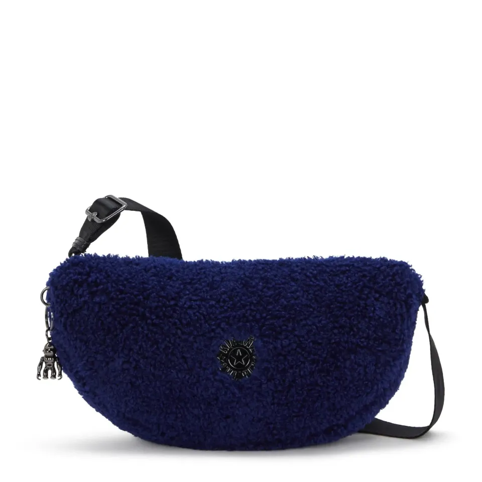 Kipling Julisa S crossbody tas Fuzzy Night Klein met ritsvak