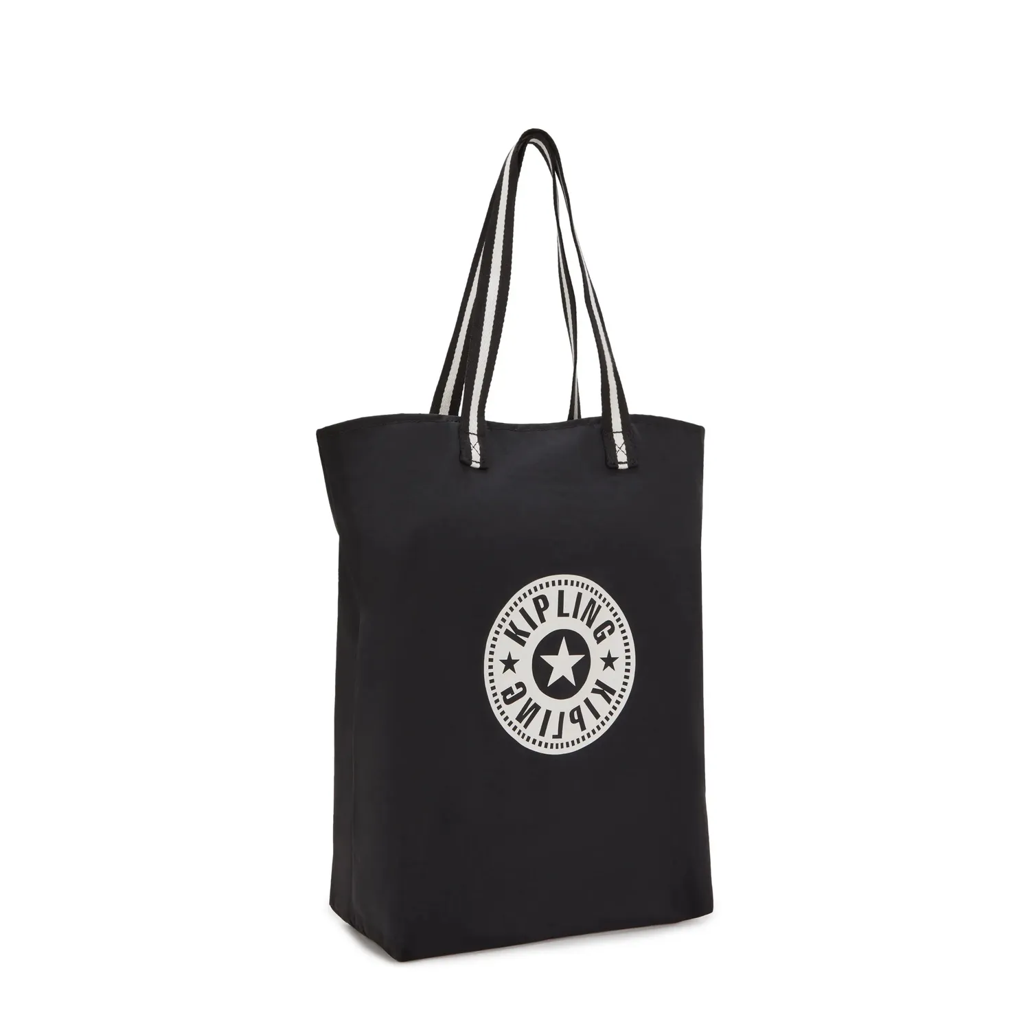 Kipling Hip Hurray 6 shopper Black White Hip opvouwbaar