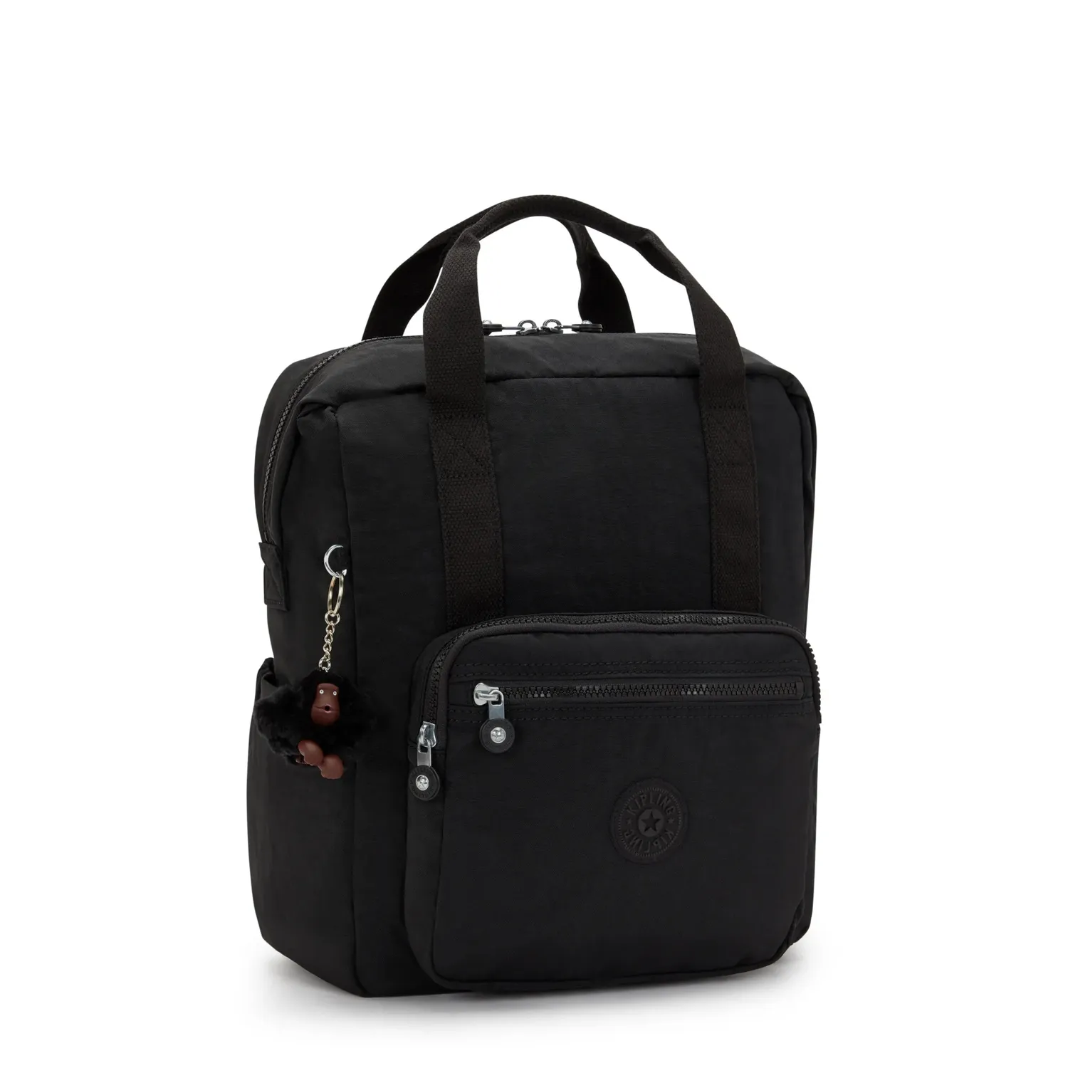 Kipling Buddy rugzak True Black medium met laptopvak