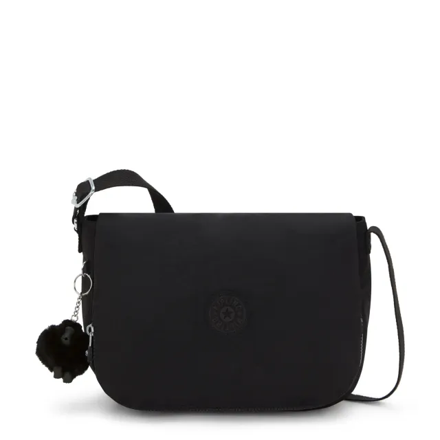 Kipling Earthbeat M schoudertas Black Noir Medium licht