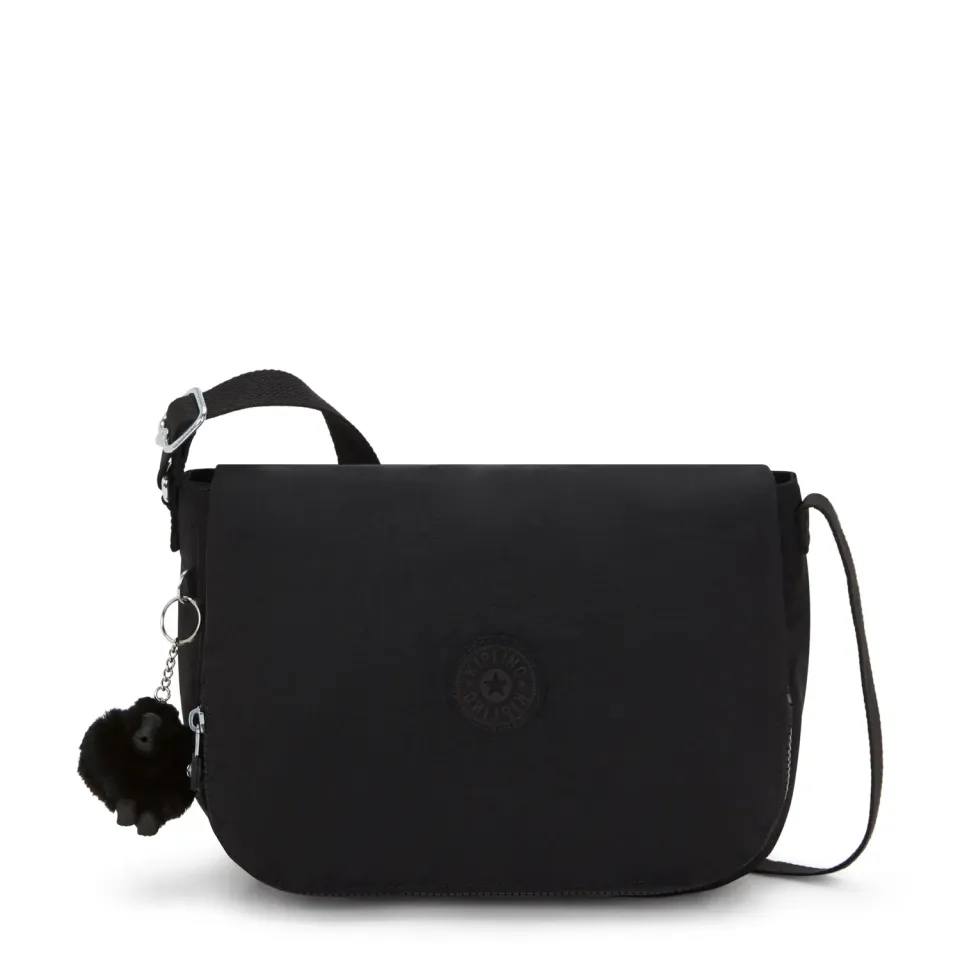 Kipling Earthbeat M schoudertas Black Noir Medium licht