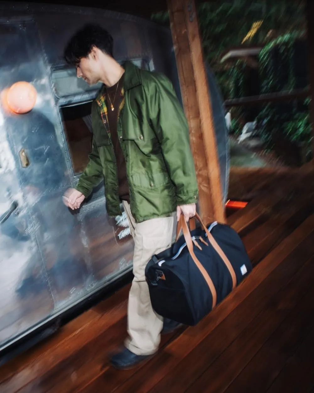 Herschel Supply Novel duffel Black reistas canvas