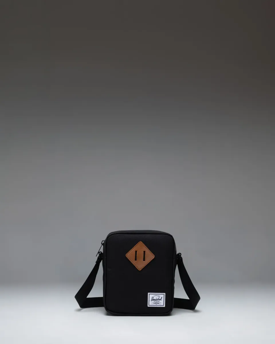 Herschel Heritage Crossbody tas zwart ruitmotief