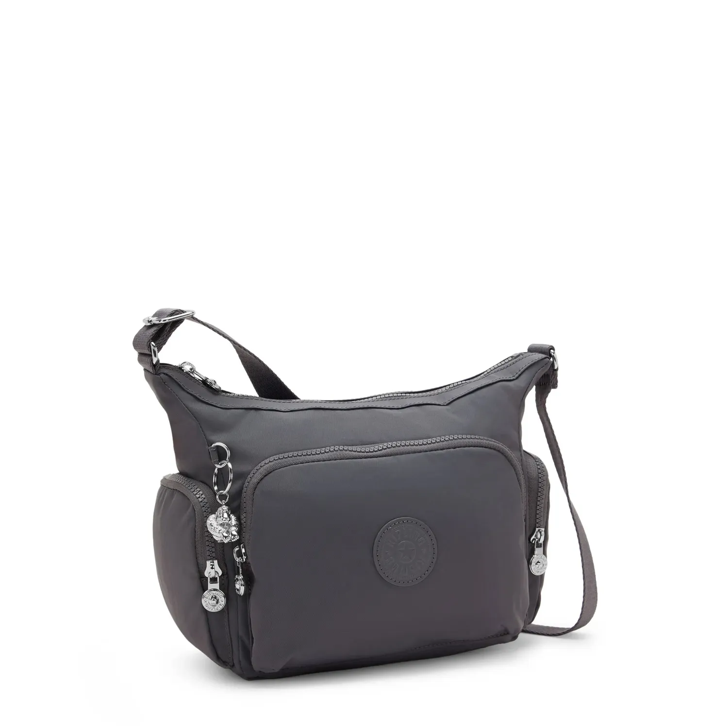 Kipling Gabb S crossbody tas Medium Moonlit Slate met vakindeling