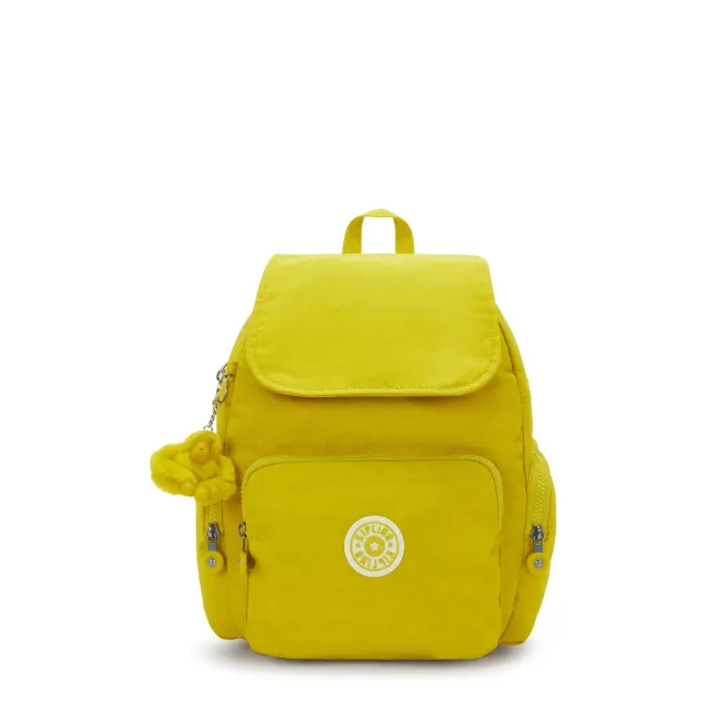 Kipling City Zip S rugzak klein Inside Yellow met penlussen