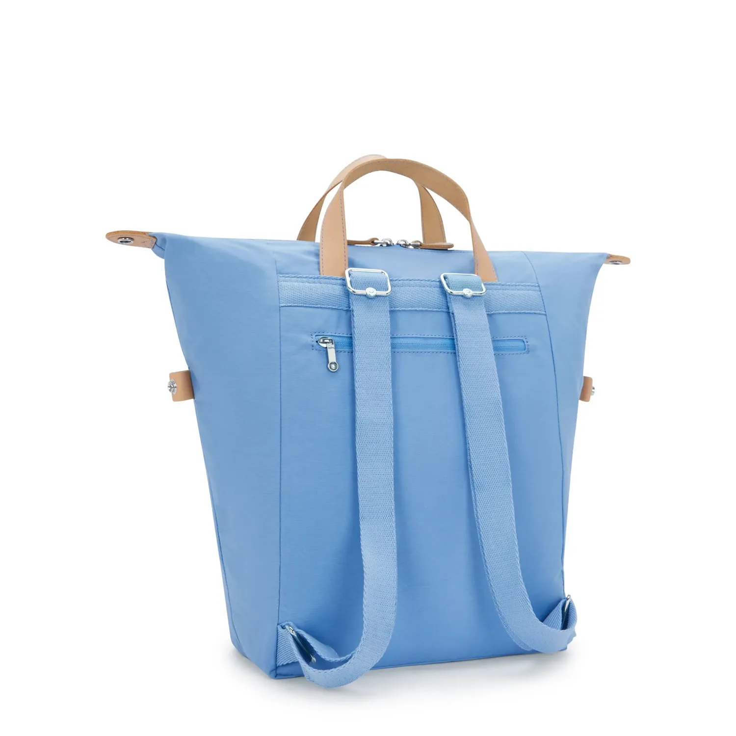 Kipling New Art rugzak Cotton Air Blue medium 15 inch