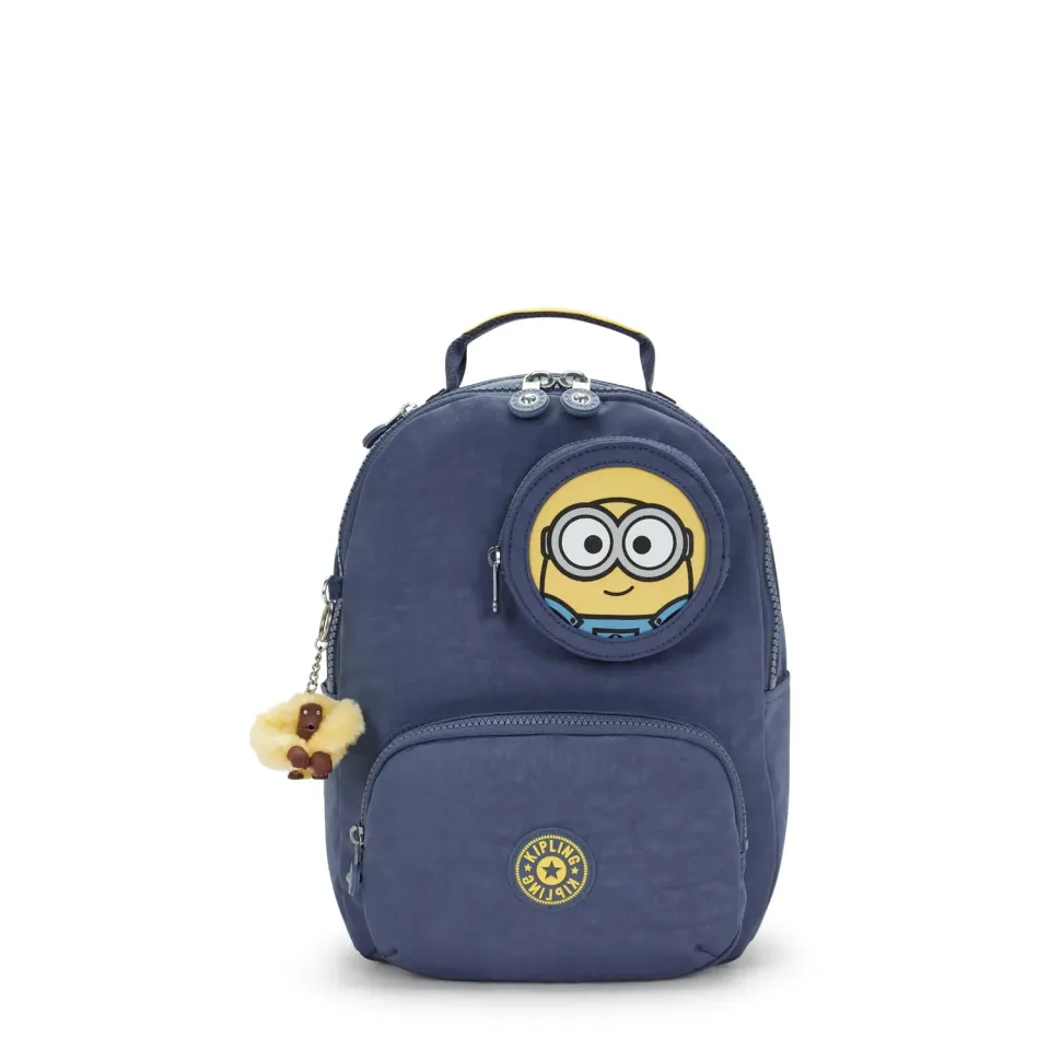 Kipling Seoul S Window rugzak klein dungaree blue minions