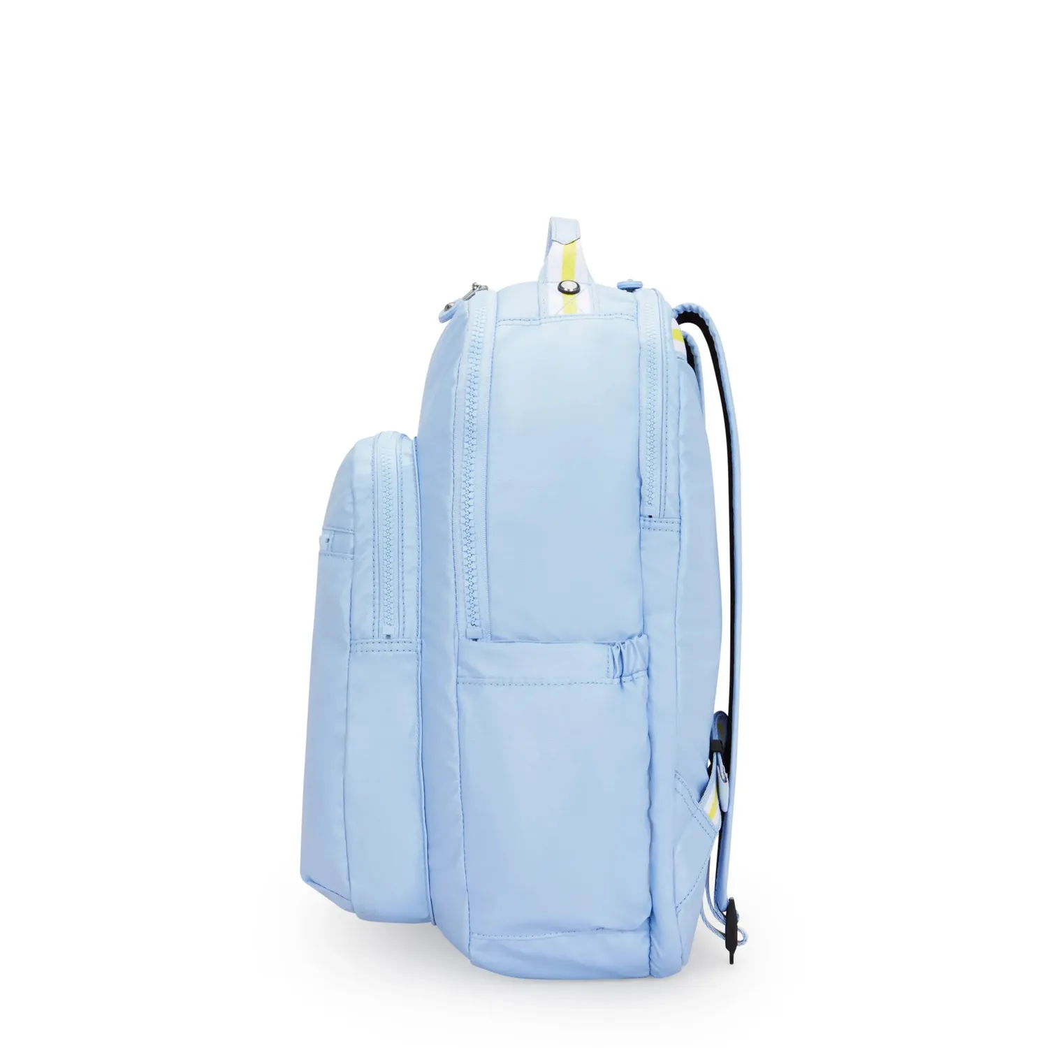 Kipling Seoul Lap rugzak Groot Clear Sky Metallic 15 inch