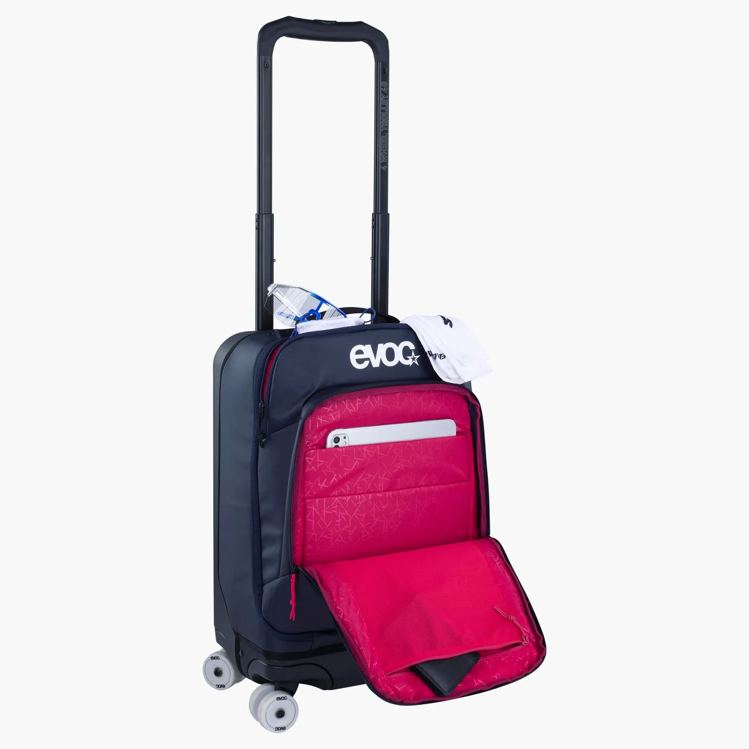 Evoc 4-Wheel Trolley 40 Red Bull Bora koffer navy