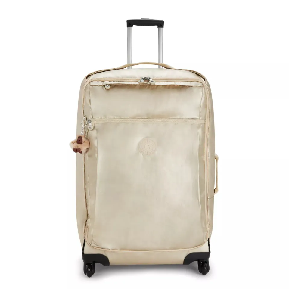 Kipling Darcey L reiskoffer Groot Starry Gold Metallic 4 wielen