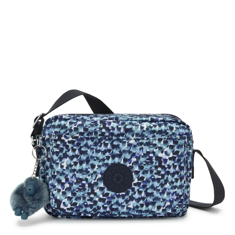 Kipling Abanu M schoudertas Medium Rainy Feathers lichtgewicht