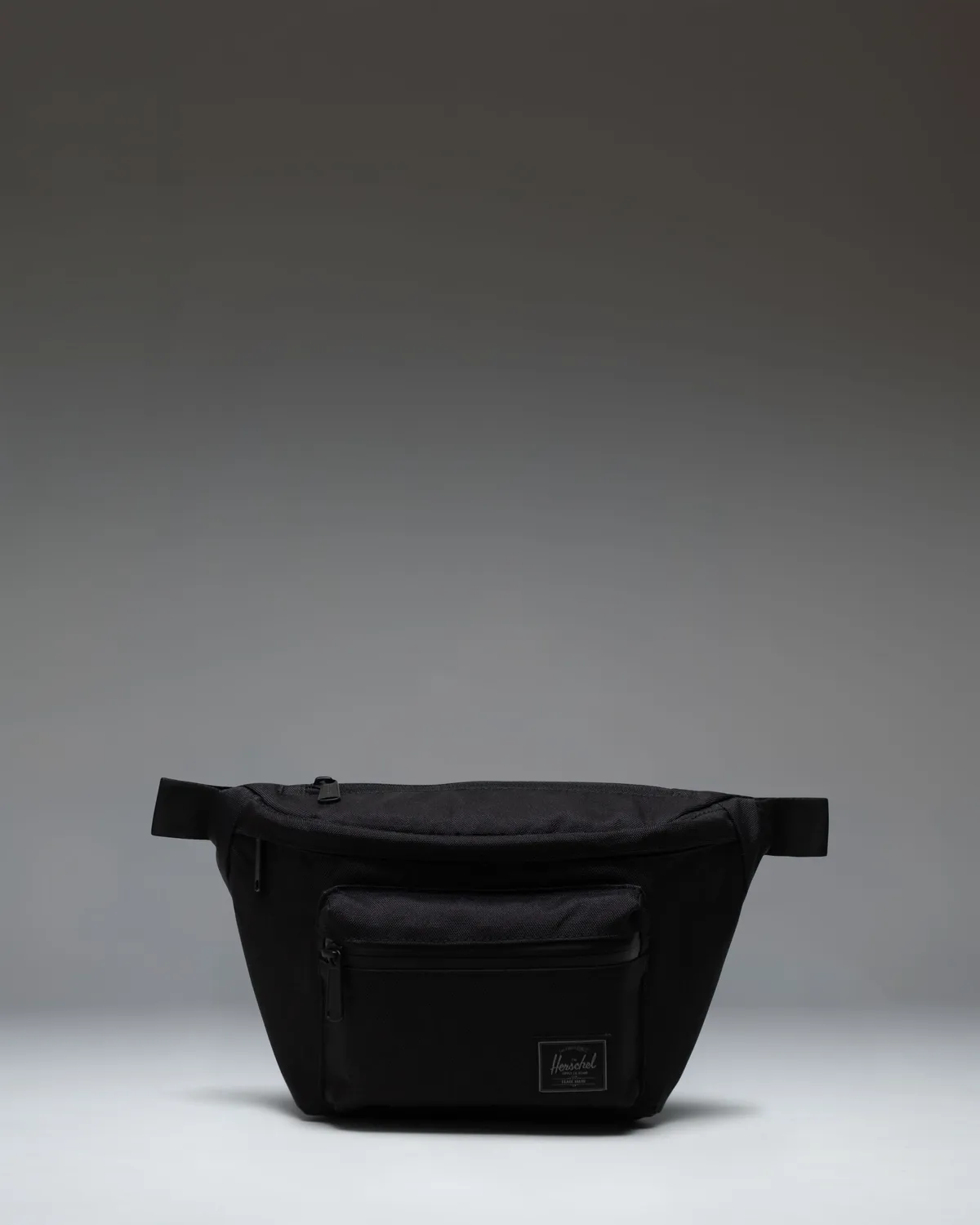 Herschel Pop Quiz Hip Pack heuptas Black met 2 vakken