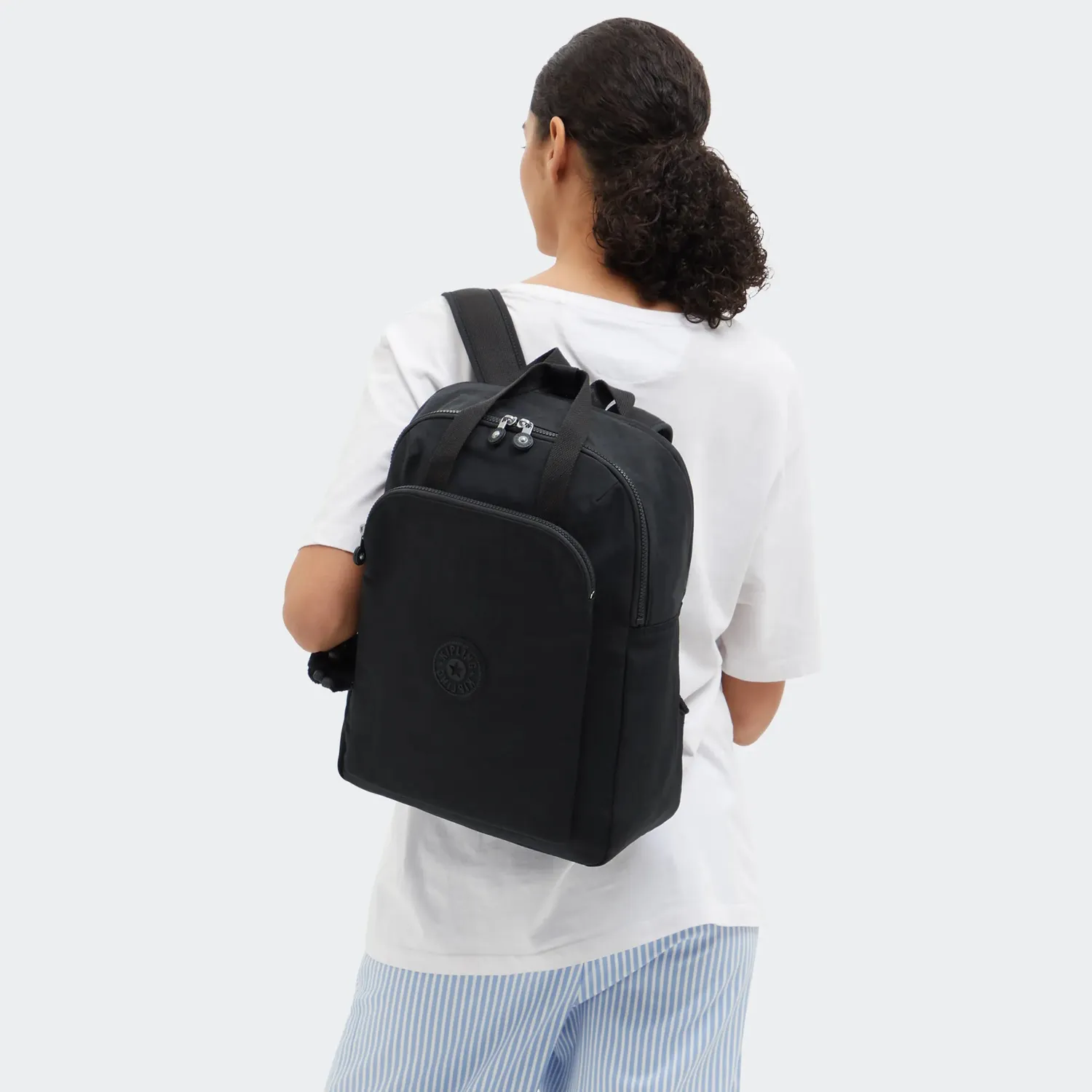 Kipling Kazuki L rugzak Black Noir Groot 15 inch laptopvak