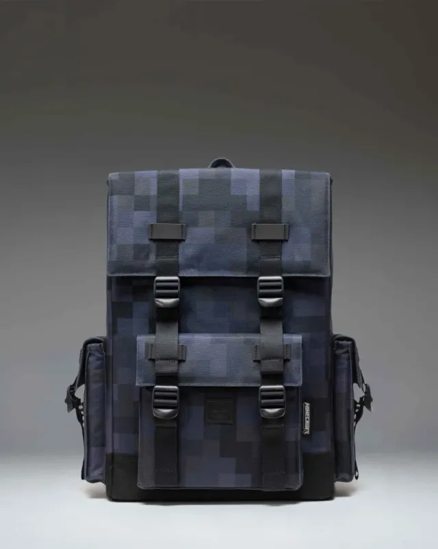 Herschel Little America Cube rugzak Minecraft Black Block