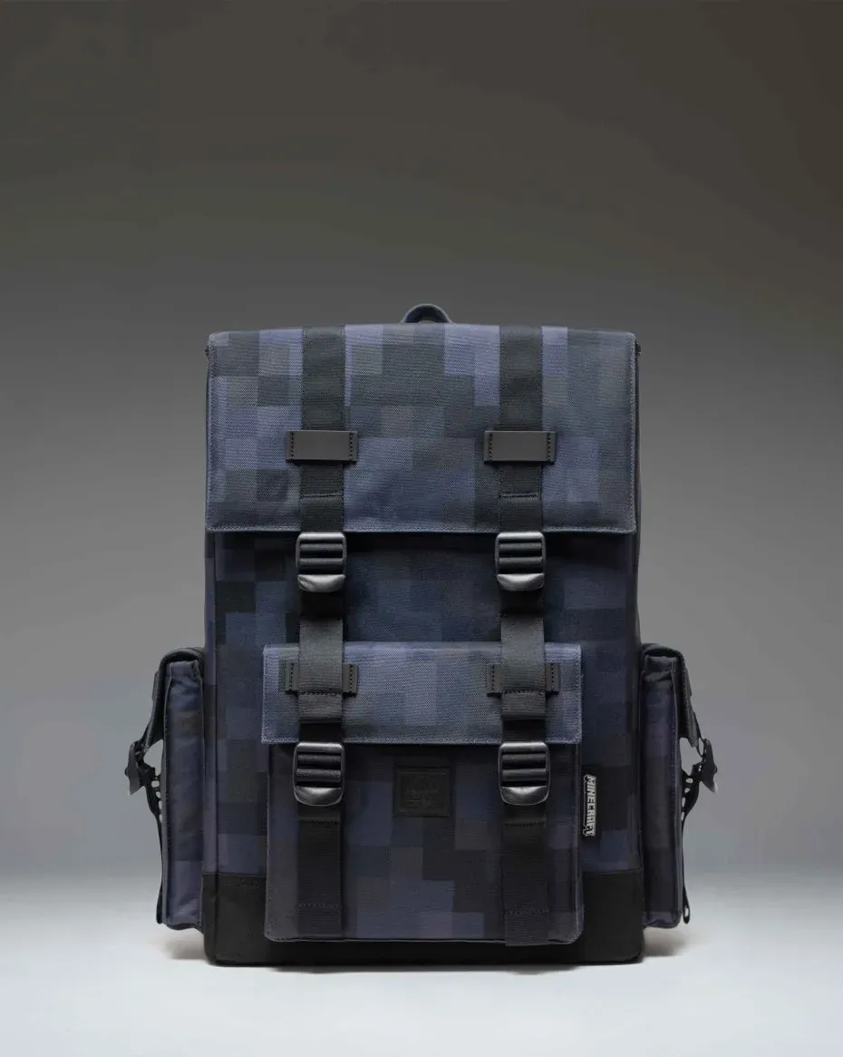 Herschel Little America Cube rugzak Minecraft Black Block
