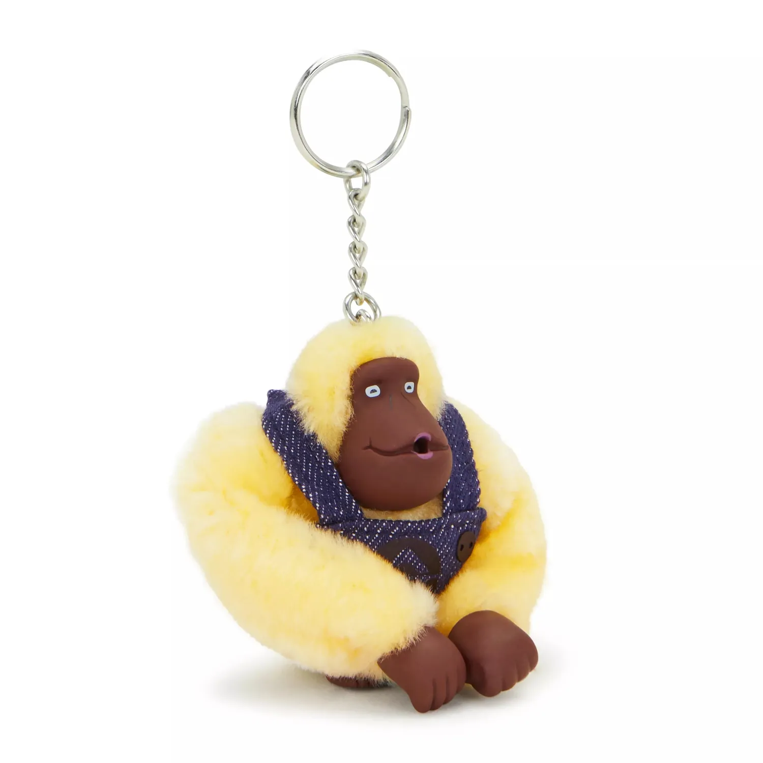 Kipling Monkeyclip M sleutelhanger Minion Jeans Block pluche