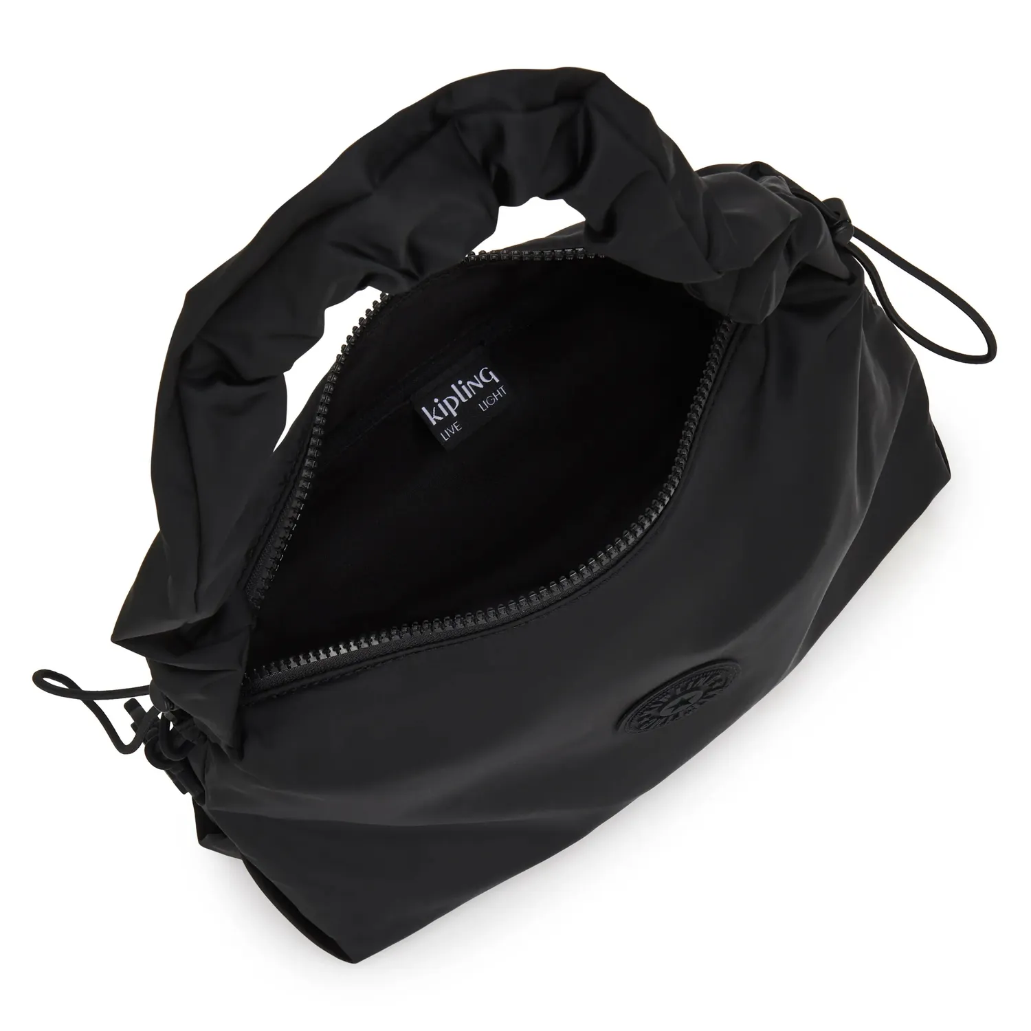 Kipling Eleni M schoudertas Simply Black medium met rits