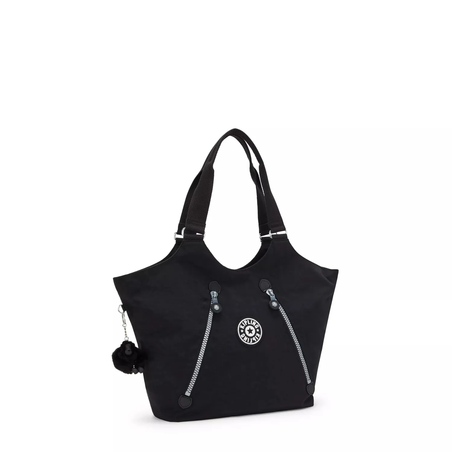 Kipling New Cicely shopper Medium Rapid Black met voorvakken